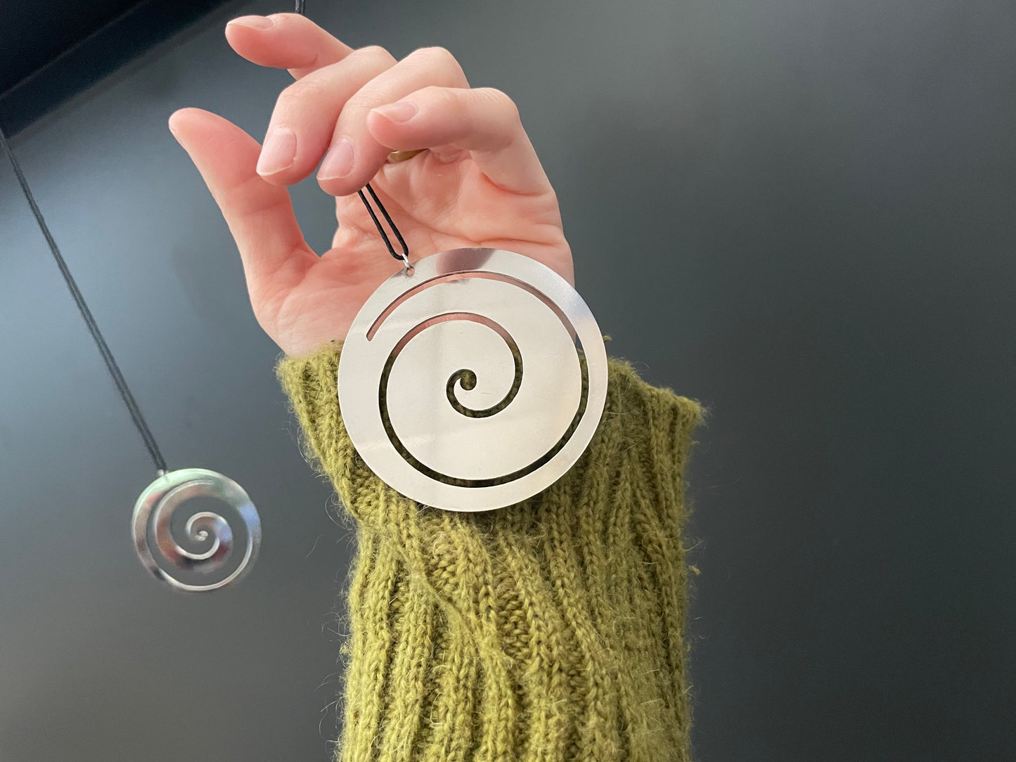 collana spirale piena