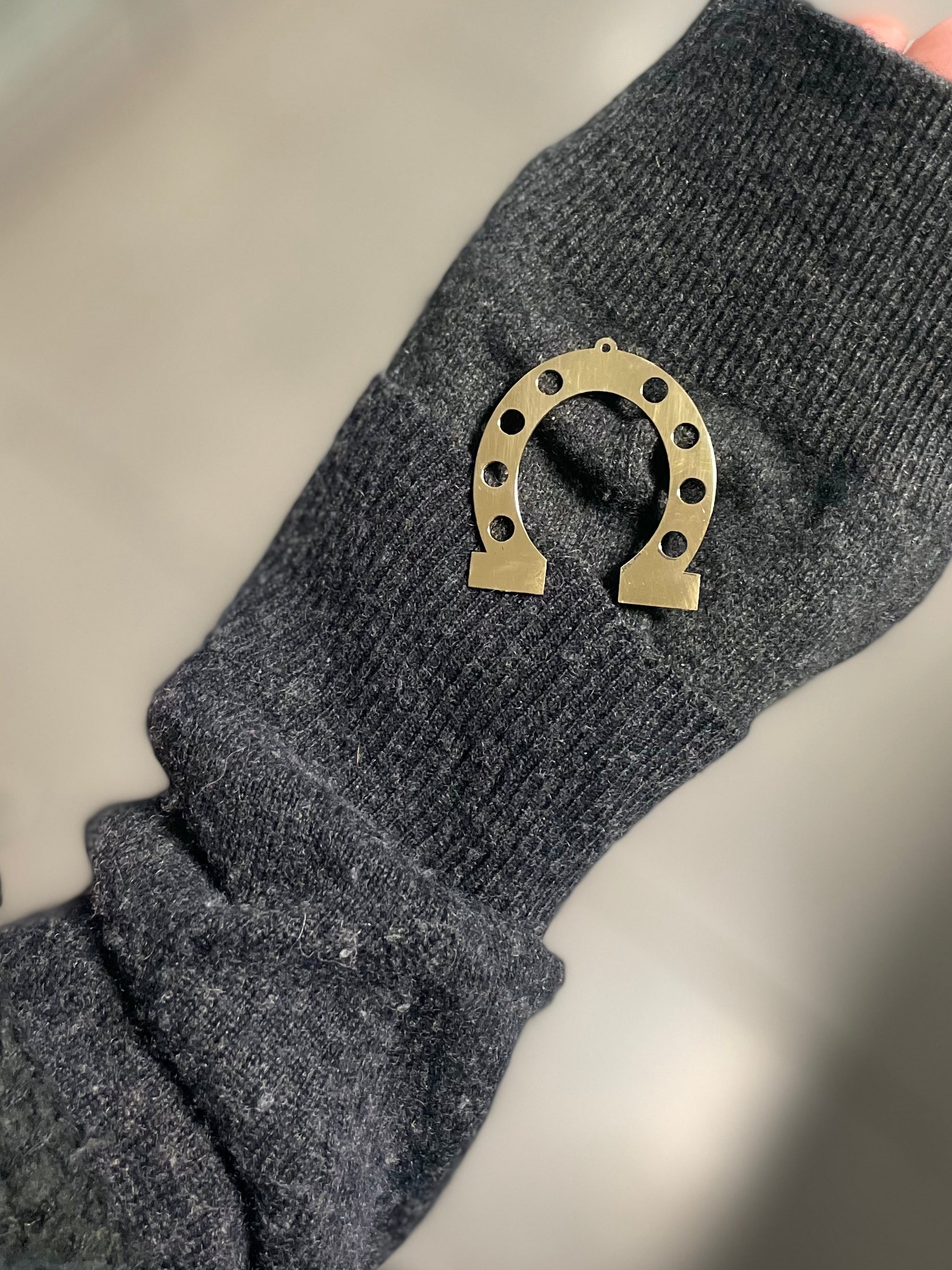 Collana Ferro Di Cavallo In Argento 925 Rodiato – Con Zirconi Bianchi – Lunghezza Regolabile 40+3 Cm – Gioiello Ipoallergenico